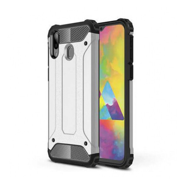 

Бронированный противоударный TPU+PC чехол Immortal для Xiaomi Redmi 7 Серебряный (4451205)