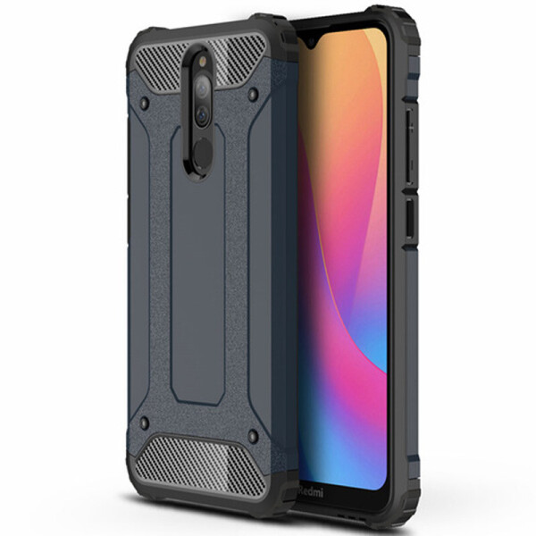 

Бронированный противоударный TPU+PC чехол Immortal для Xiaomi Redmi 8 Серый / Metal slate (7818099)