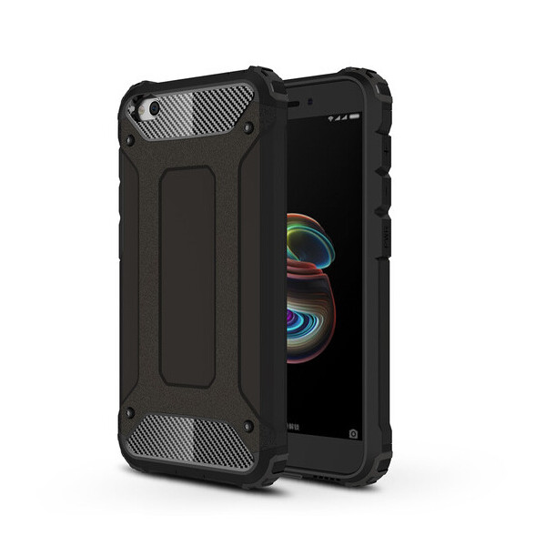 

Бронированный противоударный TPU+PC чехол Immortal для Xiaomi Redmi Go Черный (4888910)