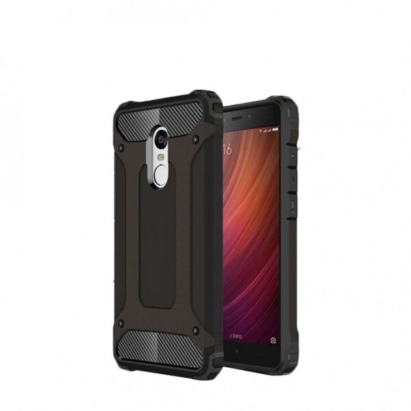 

Бронированный противоударный TPU+PC чехол Immortal для Xiaomi Redmi Note 4 (MTK) Черный (4783759)