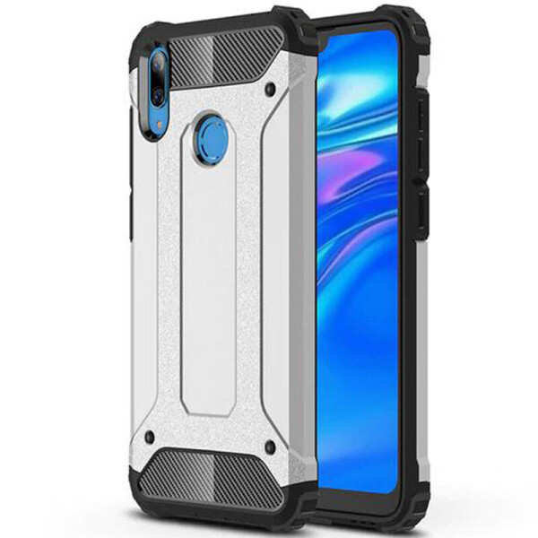 

Бронированный противоударный TPU+PC чехол Immortal для Xiaomi Redmi Note 7 / Note 7 Pro / Note 7s Серебряный (7190789)