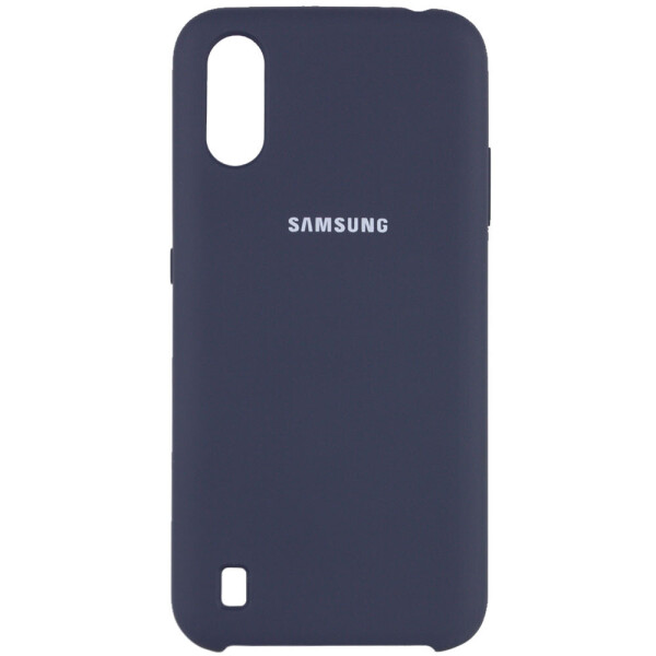 

Чехол Silicone Cover (AA) для Samsung Galaxy A01 Синий / Midnight Blue (7709047)