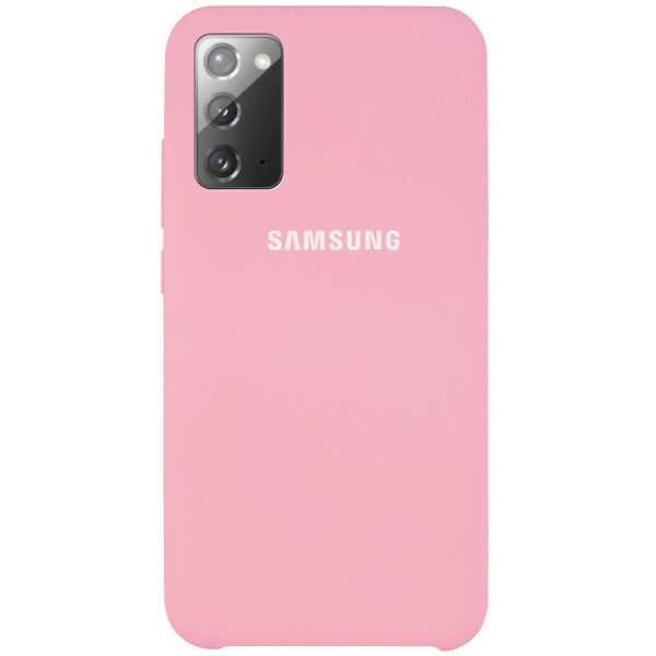 

Чехол Silicone Cover (AAA) для Samsung Galaxy Note 20 Розовый / Light pink (9422534)