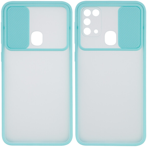 

Чехол Camshield mate TPU со шторкой для камеры для Samsung Galaxy M31 Бирюзовый (5977636)