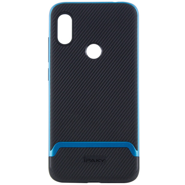 

Чехол iPaky TPU+PC для Xiaomi Redmi Note 6 Pro Черный / Синий (5580615)
