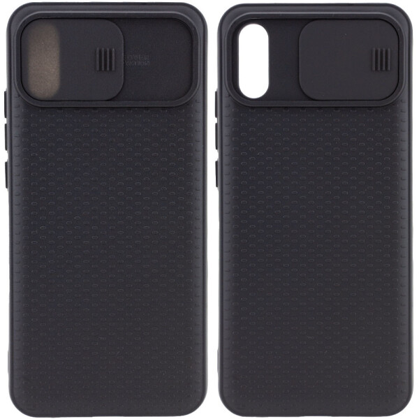 

Чехол Camshield Black TPU со шторкой защищающей камеру для Xiaomi Redmi 9A Черный / Черный (950838)