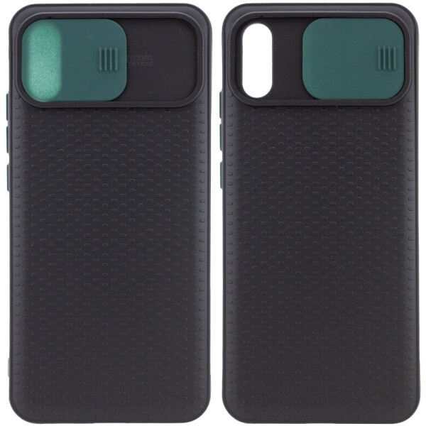 

Чехол Camshield Black TPU со шторкой защищающей камеру для Xiaomi Redmi 9A Черный / Темно-зеленый (1628057)