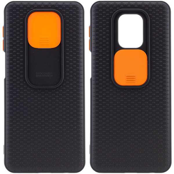 

Чехол Camshield Black TPU со шторкой защищающей камеру для Xiaomi Redmi Note 9s/Note 9 Pro/9 Pro Max Черный / Оранжевый (1831879)