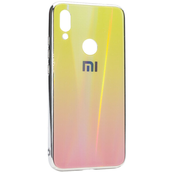

TPU+Glass чехол Gradient Aurora с лого для Xiaomi Redmi Note 7 / Note 7 Pro / Note 7s Розовый (8049384)