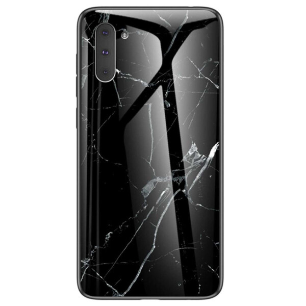 

TPU+Glass чехол Luxury Marble для Samsung Galaxy Note 10 Черный (5335643)
