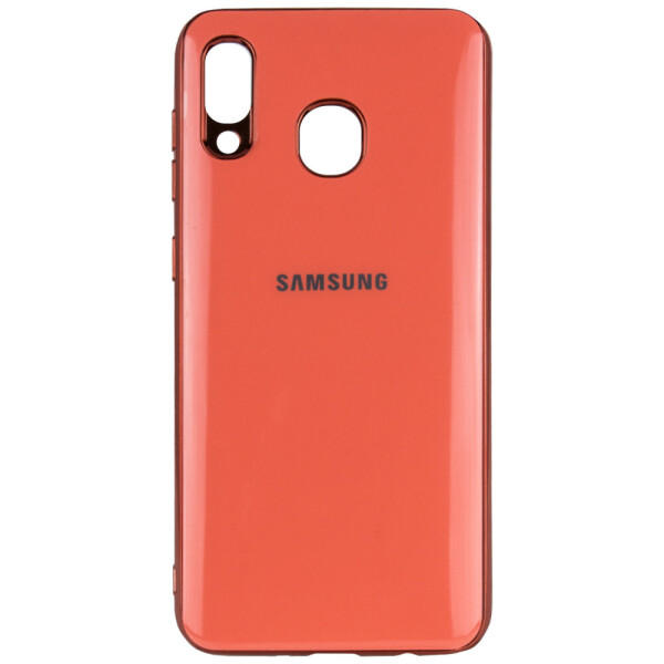 

TPU чехол GLOSSY LOGO для Samsung Galaxy A20 / A30 Коралловый (2631297)