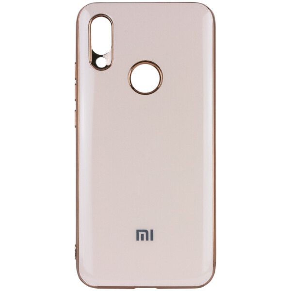 

TPU чехол GLOSSY LOGO для Xiaomi Redmi 7 Розовый / Rose Gold (2424689)