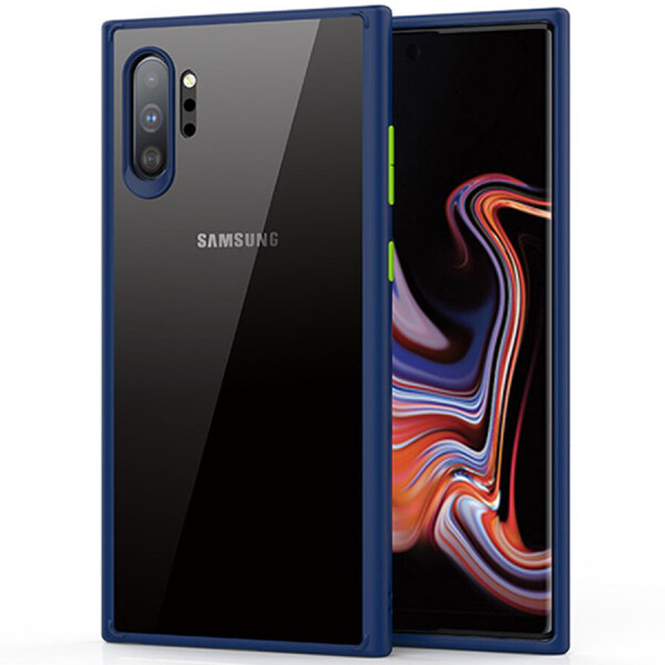 

TPU+PC чехол LikGus Maxshield для Samsung Galaxy Note 10 Plus Синий (1970841)