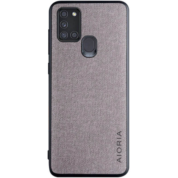 

Чехол AIORIA Textile PC+TPU для Samsung Galaxy A21s Серый (9744512)