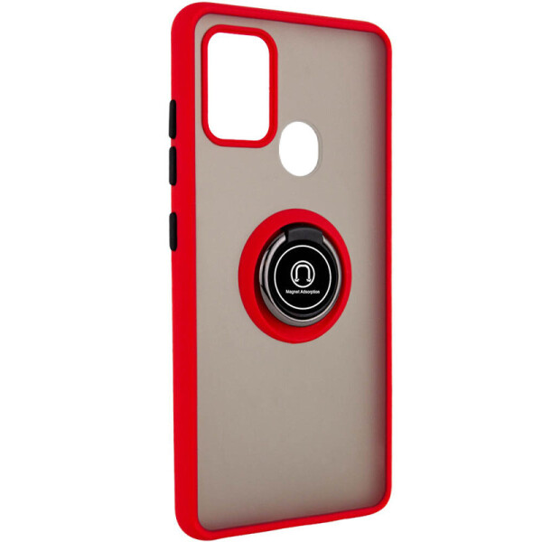 

TPU+PC чехол Deen ColorEdgingRing for Magnet для Samsung Galaxy A21s Красный (5582078)