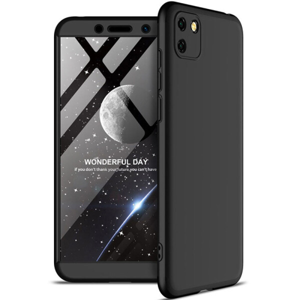 

Пластиковая накладка GKK LikGus 360 градусов (opp) для Huawei Y5p Черный (3783757)