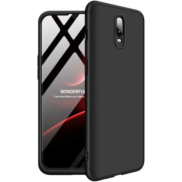 

Пластиковая накладка GKK LikGus 360 градусов (opp) для OnePlus 6T Черный (2923886)