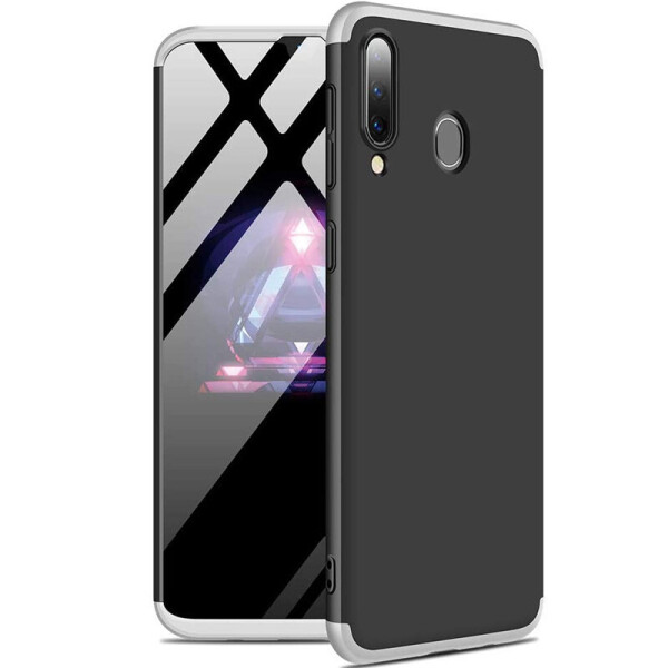 

Пластиковая накладка GKK LikGus 360 градусов для Samsung Galaxy A20s Черный / Серебряный (2157160)