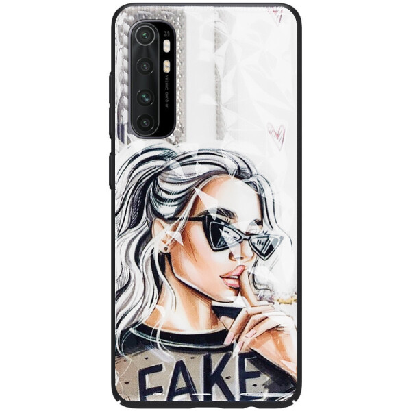

TPU+PC чехол Prisma Ladies для Xiaomi Mi Note 10 Lite Fake (5344598)