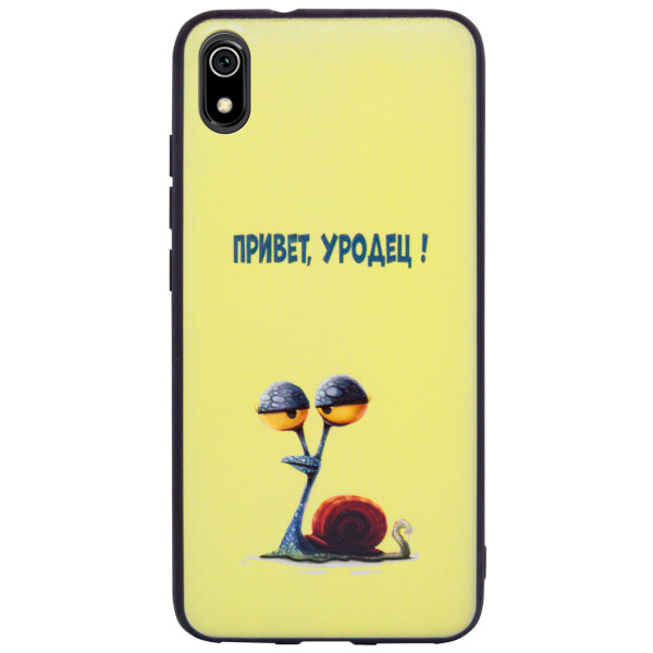 

TPU+PC чехол ForFun для Xiaomi Redmi 7A Привет уродец / Желтый (750932)
