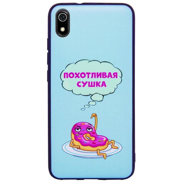 

TPU+PC чехол ForFun для Xiaomi Redmi 7A Похотливая сушка / Голубой (9974925)