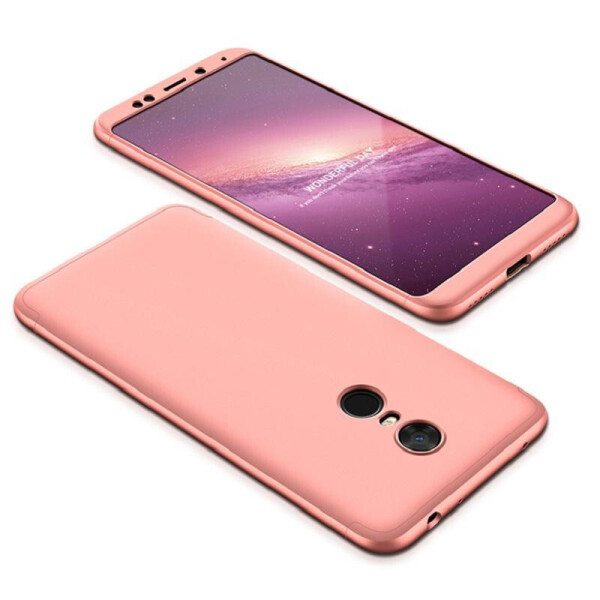 

Пластиковая накладка GKK LikGus 360 градусов (opp) для Xiaomi Redmi 5 Plus / Redmi Note 5 (Single Ca Розовый / Rose Gold (8972972)