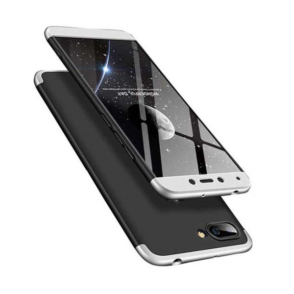 

Пластиковая накладка GKK LikGus 360 градусов для Xiaomi Redmi 6A Черный / Серебряный (1536965)