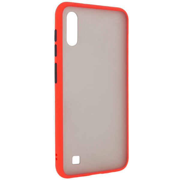 

TPU+PC чехол Color Buttons для Samsung Galaxy A10 (A105F) Красный (4941904)