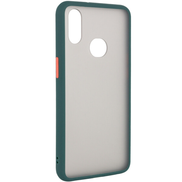 

TPU+PC чехол Color Buttons для Samsung Galaxy A10s Сине-Зеленый / Marine Blue (1254715)