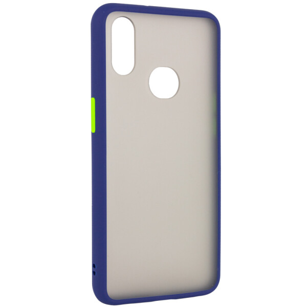 

TPU+PC чехол Color Buttons для Samsung Galaxy A10s Синий (9904861)