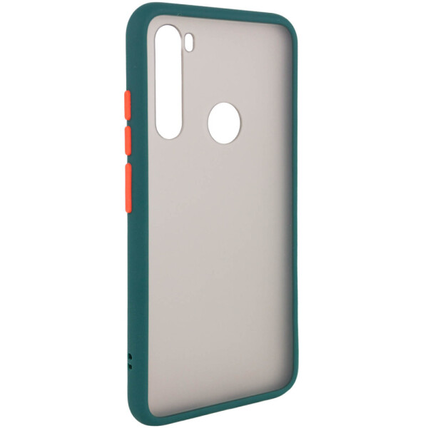

TPU+PC чехол Color Buttons для Xiaomi Redmi Note 8 Сине-Зеленый / Marine Blue (5348310)