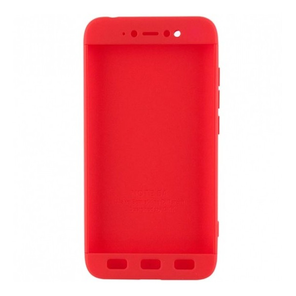 

Пластиковая накладка GKK LikGus 360 градусов для Xiaomi Redmi Note 5A / Redmi Y1 Lite Красный (4416635)