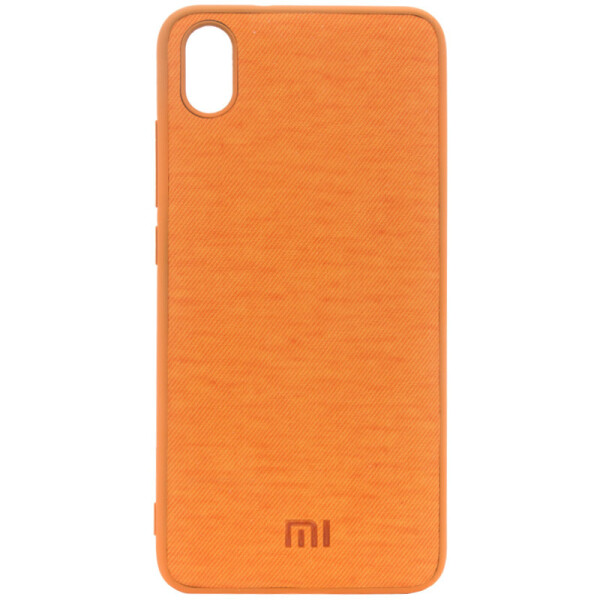 

TPU чехол Textile Logo для Xiaomi Redmi 7A Оранжевый (1859517)