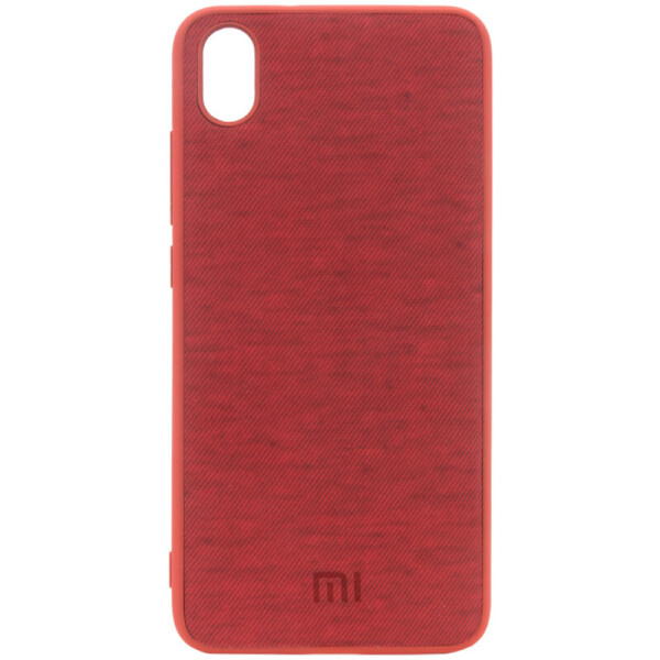 

TPU чехол Textile Logo для Xiaomi Redmi 7A Красный (864852)