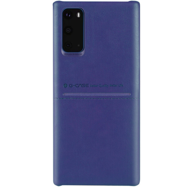 

Кожаная накладка G-Case Cardcool Series для Samsung Galaxy S20 Синий (5650469)