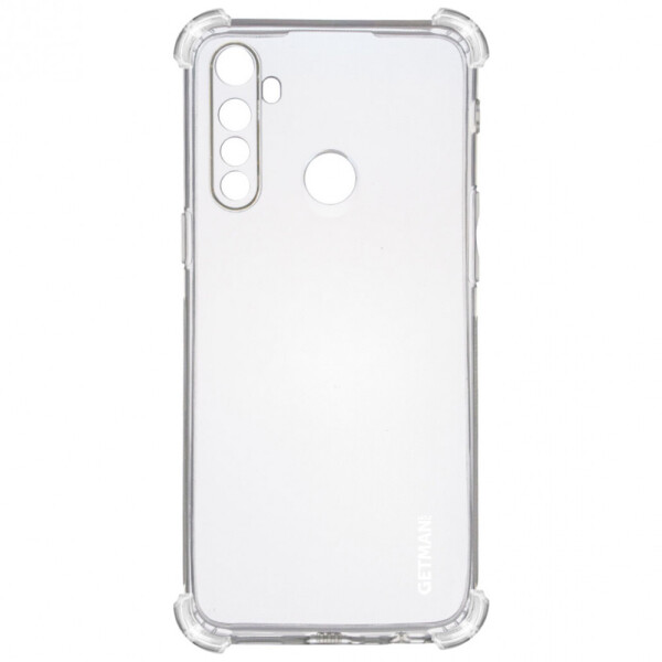 

TPU чехол GETMAN Ease logo усиленные углы для Realme 5 / 6i Прозрачный / Transparent (5417104)