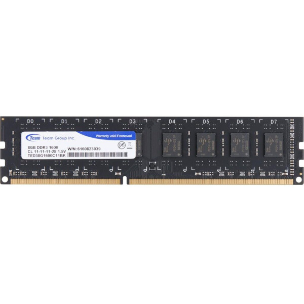 

DDR3 8GB/1600 Team Elite (TED38G1600C1101)