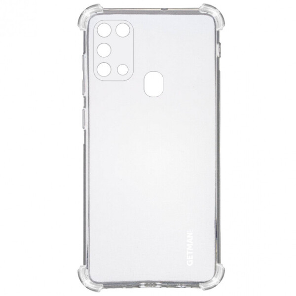 

TPU чехол GETMAN Ease logo усиленные углы для Samsung Galaxy M31 Прозрачный / Transparent (3164416)