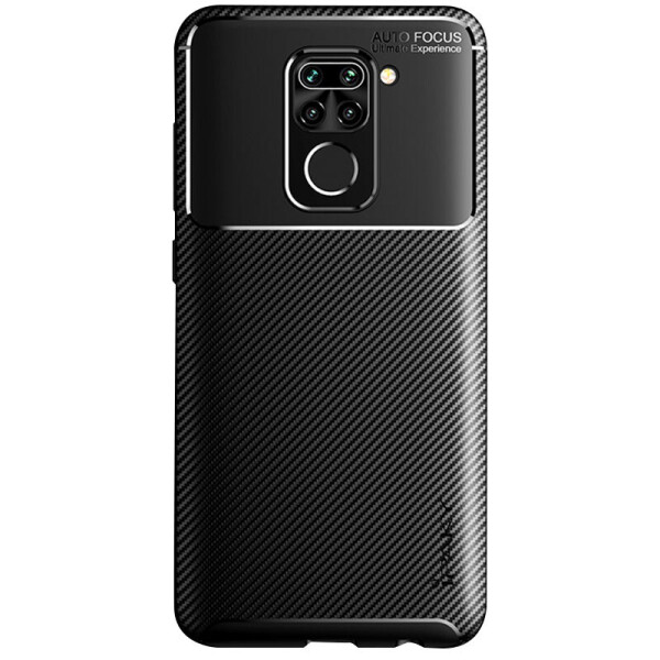 

TPU чехол iPaky Kaisy Series для Xiaomi Redmi Note 9 / Redmi 10X Черный (6555945)