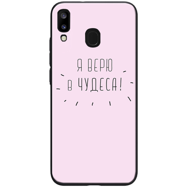 

TPU+PC чехол ForFun для Samsung Galaxy A20 / A30 Чудеса / Розовый (5301799)