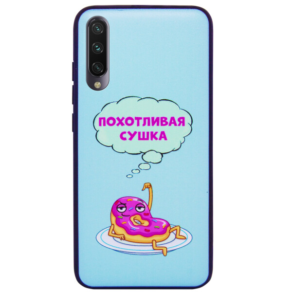 

TPU+PC чехол ForFun для Xiaomi Mi A3 (CC9e) Похотливая сушка / Голубой (4245238)