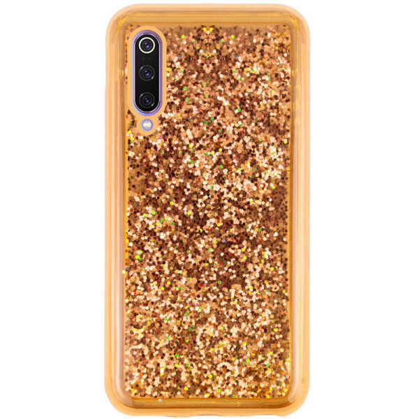 

TPU+PC чехол Sparkle (glitter) для Xiaomi Mi 9 Золотой (5619294)
