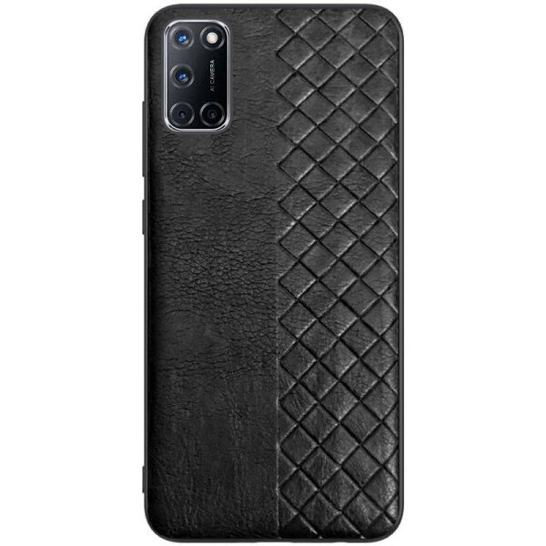 

Кожаная накладка WeaveSide (PU) для Oppo A52 / A72 / A92 Черный (6144656)