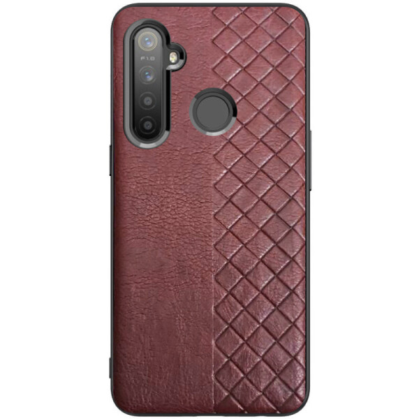 

Кожаная накладка WeaveSide (PU) для Realme 5 Темно-коричневый (1152964)