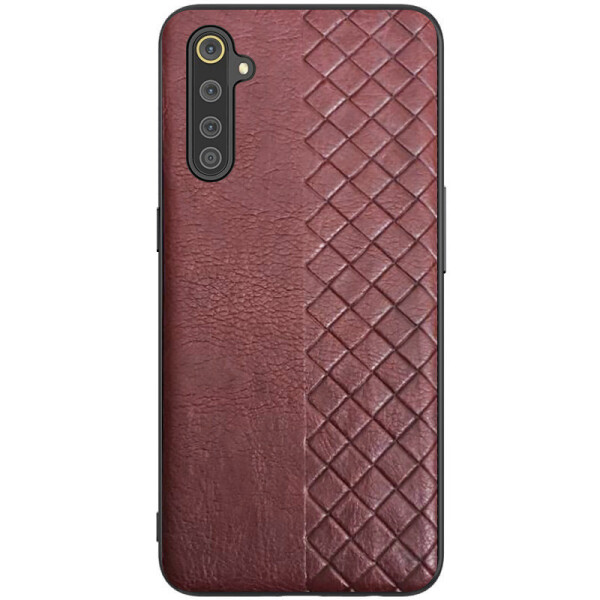 

Кожаная накладка WeaveSide (PU) для Realme 6 Pro Темно-коричневый (4786027)