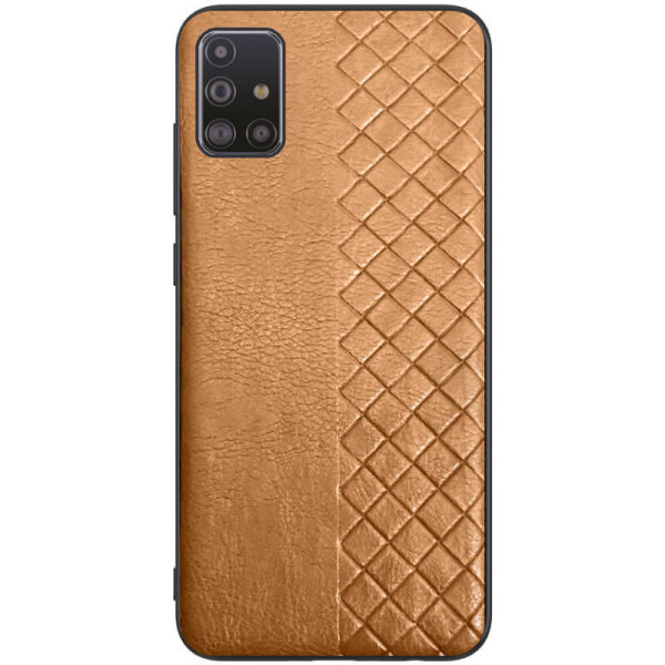 

Кожаная накладка WeaveSide (PU) для Samsung Galaxy M31s Коричневый (6891584)