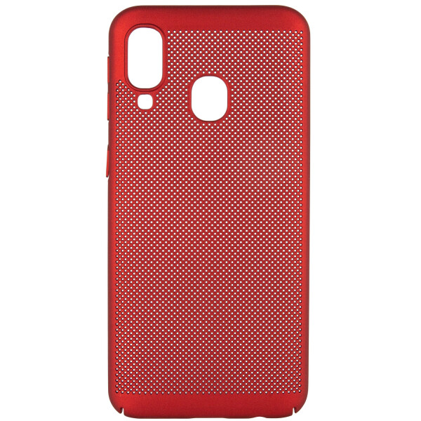 

Ультратонкий дышащий чехол Grid case для Samsung Galaxy A20 / A30 Черный (3031034)