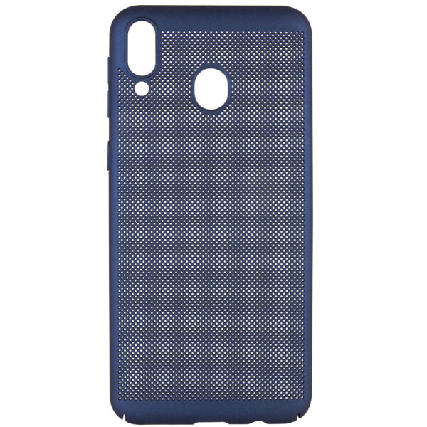 

Ультратонкий дышащий чехол Grid case для Samsung Galaxy M20 Темно-синий (296928)