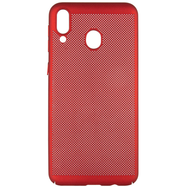 

Ультратонкий дышащий чехол Grid case для Samsung Galaxy M20 Красный (2603184)