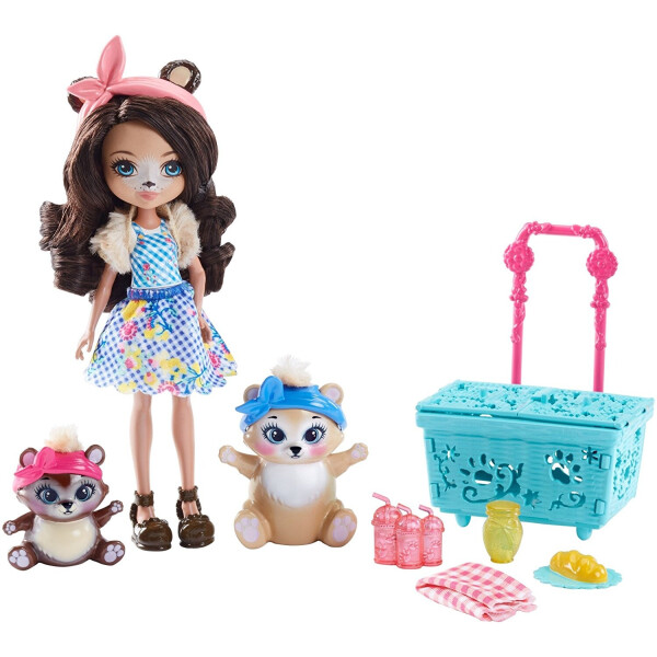 

Игровой набор Пикник на природе Enchantimals Paws for a Picnic Doll and Playset FCC64